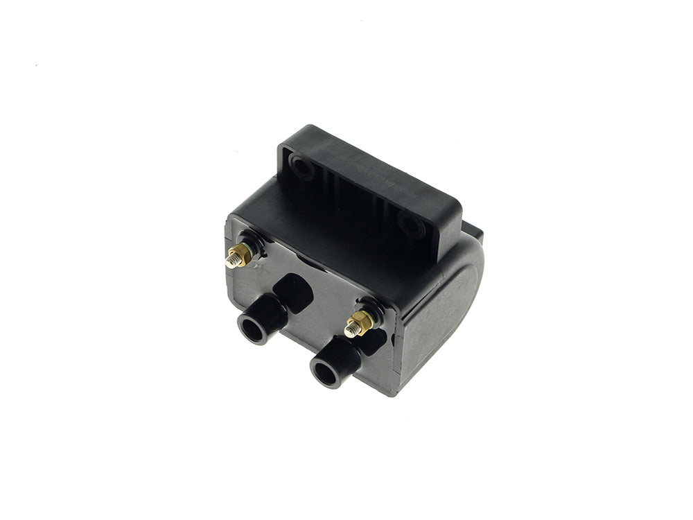Ignition Coil - Black. Fits Big Twin & Sportster 1980-1984 with Electronic Ignition - Drag Specialties