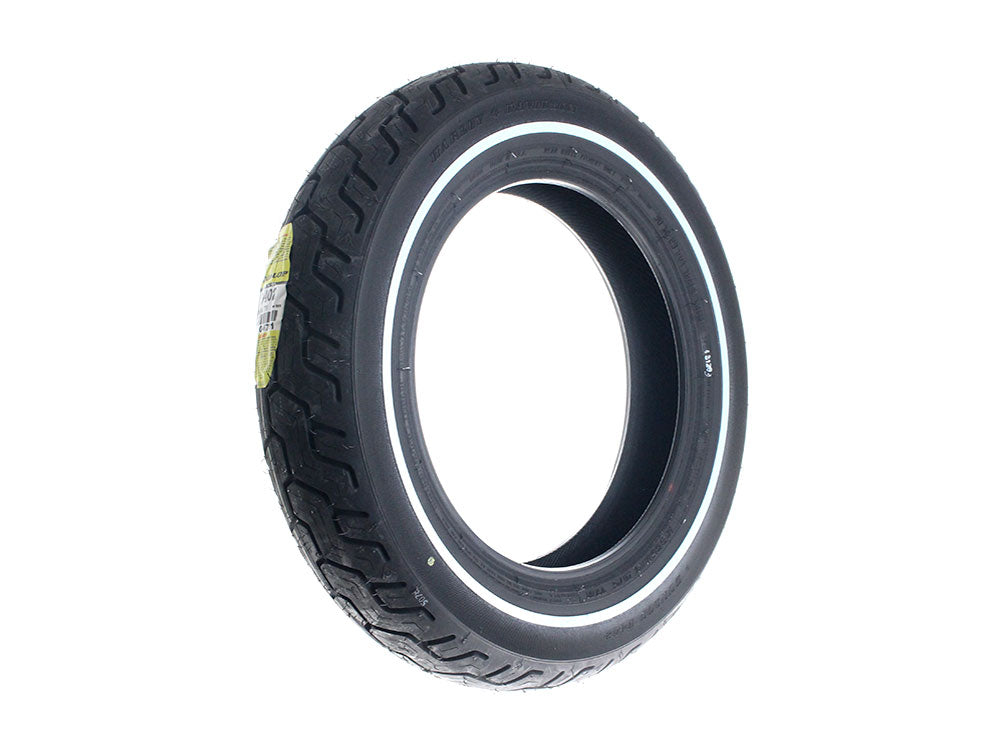 Dunlop D402 16in. Single White Line Rear Tyre. MU85-B16 (140/90x16) - Dunlop