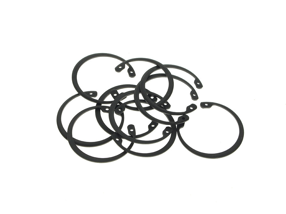 Transmission Trap Door Retaining Rings. Softail 2000up, Touring 1999up & Dyna 1999-2017. Also Sportster Countershaft. Fits Sportster 2006-2021 - Eastern Motorcycle Parts