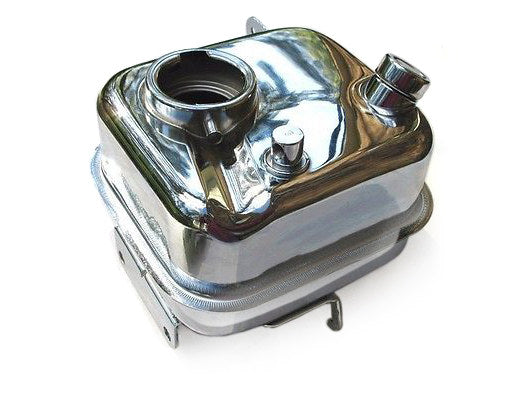 Oil Tank - Chrome. With Provision for Drop In Filter. Fits 4Spd Big Twin 1965-1982. - Eastern Motorcycle Parts
