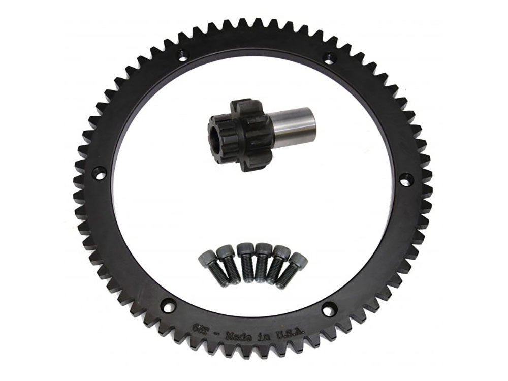 66 Tooth Starter Ring Gear Kit. Fits Big Twin 1990-1993. - Evolution Industries