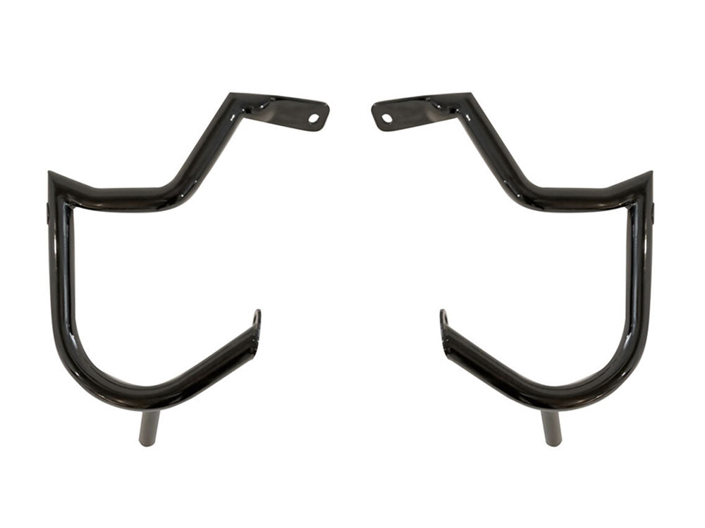 Venom Rear Crashbars - Gloss Black. Fits Touring 1997-2023 - Factory 47 Handlebars