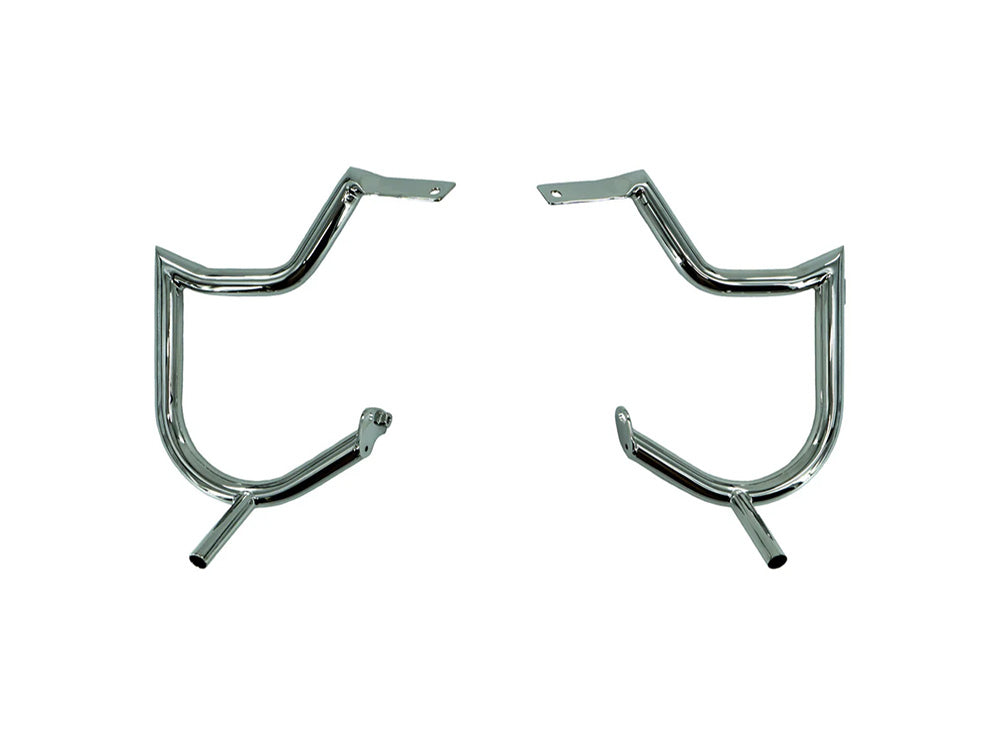 Venom Rear Crashbars - Chrome. Fits Touring 1997-2023 - Factory 47 Handlebars