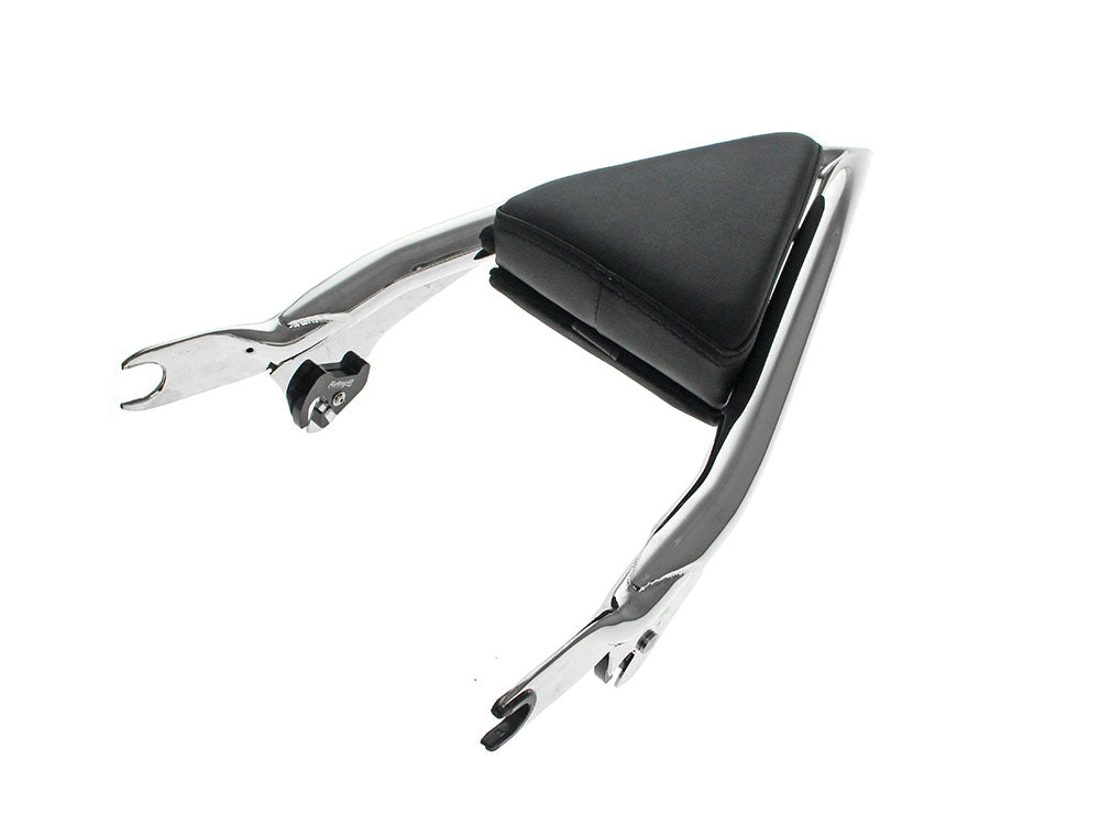Apex Sissy Bar Backrest - Chrome. Fits Touring 2009up. - Factory 47 Handlebars