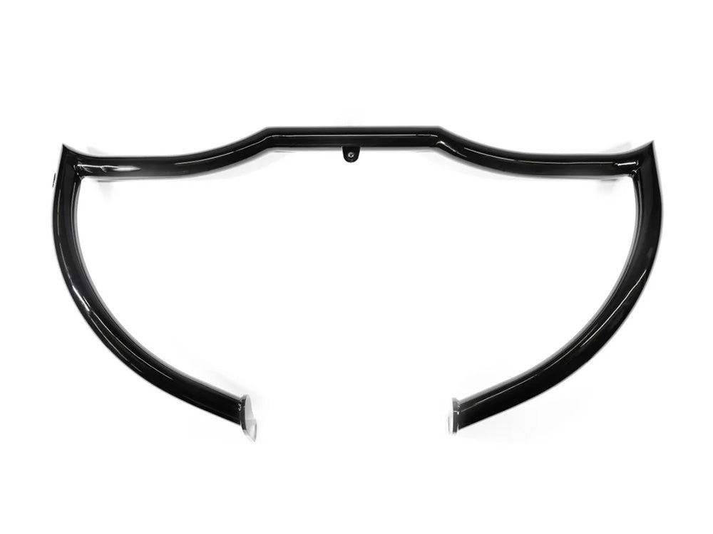 Shield Front Crashbar - Gloss Black. Fits Softail 2018up. - Factory 47 Handlebars