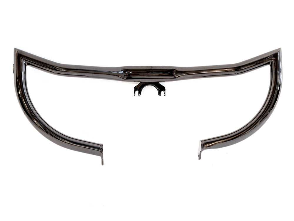 Guardian Front Crashbar - Black Chrome. Fits Touring 2009up - Factory 47 Handlebars