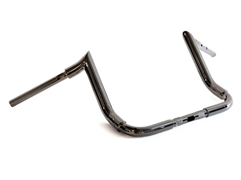 12in. x 1-1/2in. S Series Handlebar - Black Chrome. Fits CVO Street Glide 2023up & Street Glide 2024up - Factory 47 Handlebars