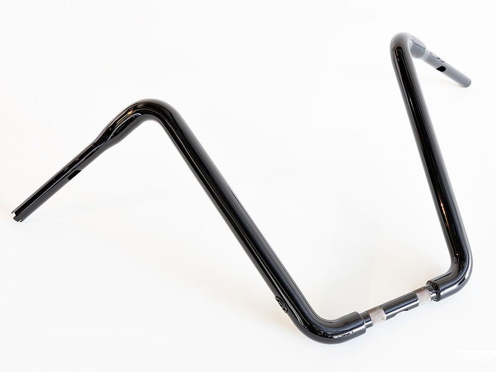 18in. x 1-1/2in. Royal Handlebar - Gloss Black. - Factory 47 Handlebars