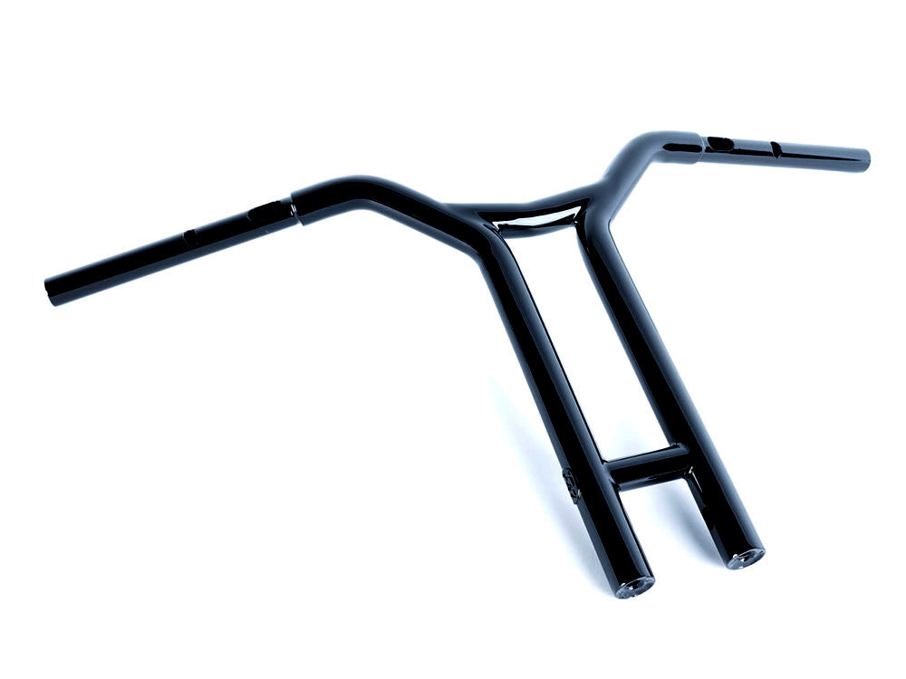 16in. x 1-1/4in. Brap Straight T-Bar Handlebar - Gloss Black. Fits CVO Road Glide 2023up & Road Glide 2024up - Factory 47 Handlebars
