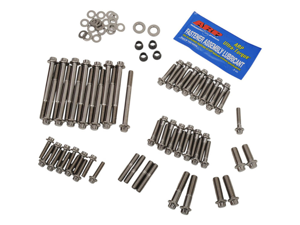 ARP 12 Point Engine Fastener Show Bike Kit. Fits Softail 2018up. - Feuling