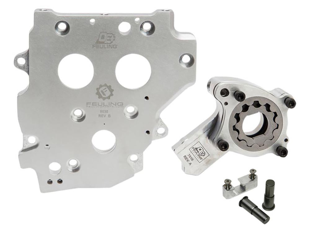 OE+ Oiling System. Fits Dyna 1999-2005, Touring 1999-2006 & Softail 2000-2006 With Gear Drive Cams - Feuling