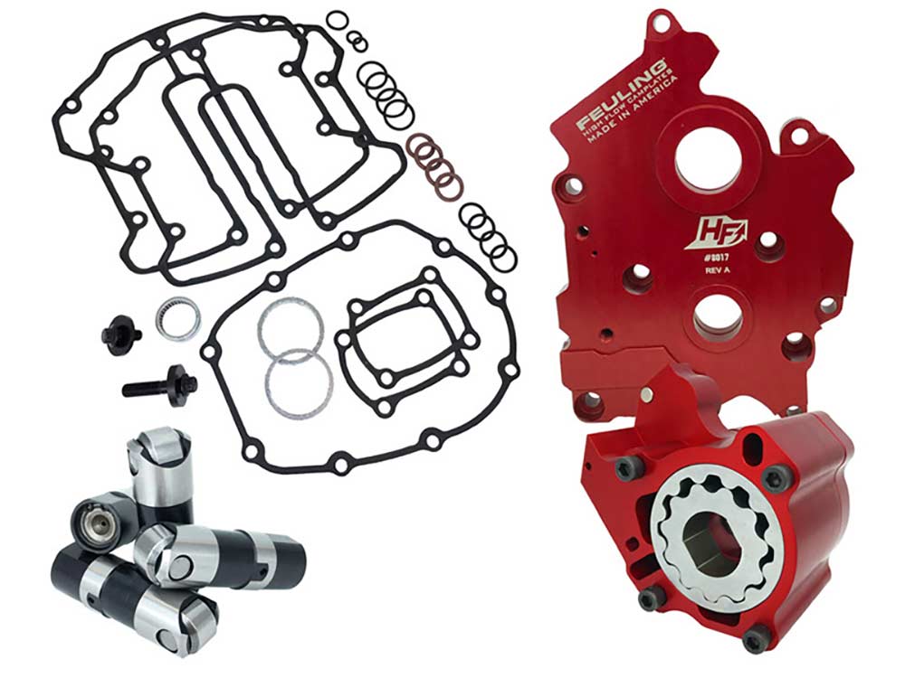 Race Series Oil System. Fits Milwaukee-Eight 2017up with Oil Cooled Engine - Feuling