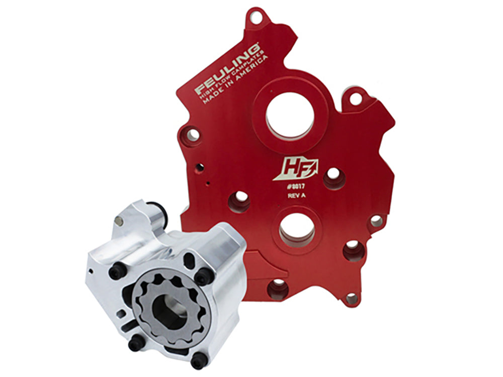 HP+ Oil System with Oil Pump & Cam Plate Only. Fits Milwaukee-Eight 2017up with Oil Cooled Engine - Feuling