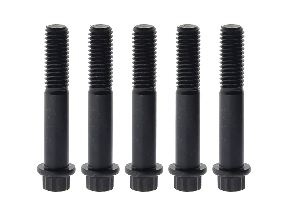 Rear Pulley Bolts - Black 12 Point ARP. 7/16in.-14 x 2.50in. - Feuling