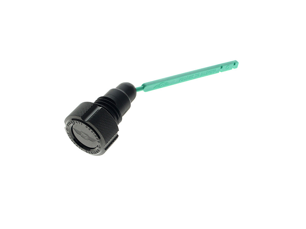 Magnetic Engine Oil Dipstick - Black. Fits Dyna 2006-2017 - Figurati Designs