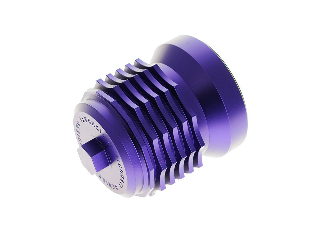 Magnetic Reusable Oil Filter - Purple. Fits Milwaukee Eight 2017up, Twin Cam 1999-2017, Evolution 1984-1999 & Sportster 1984-2021 - Figurati Designs