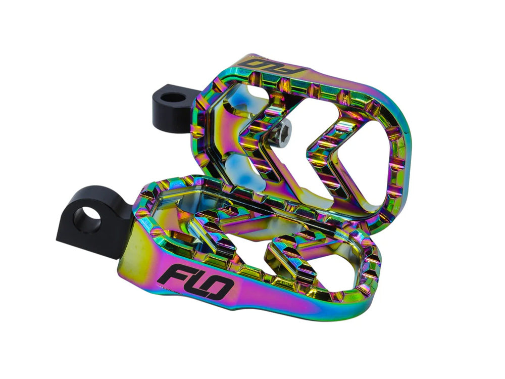 Savage Series Footpegs with HD Male Mount - Jet Fuel - Flo Motorsports