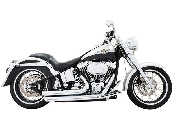 Amendment Exhaust - Chrome. Fits Softail 1986-2017. - Freedom Performance Exhaust