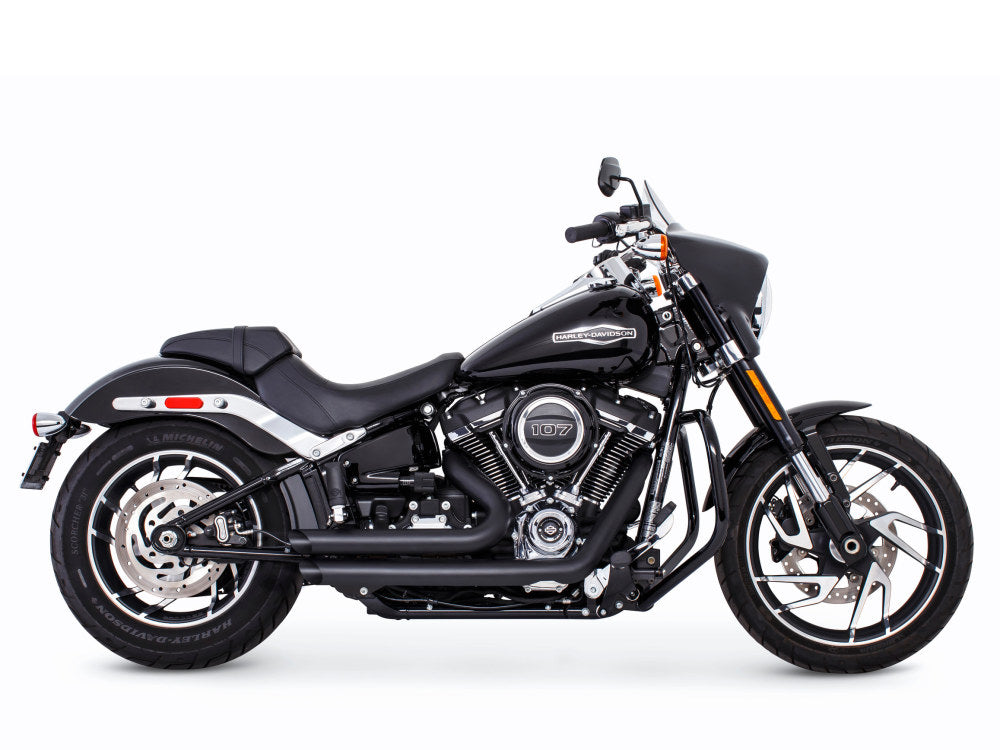 Amendment Exhaust - Black. Fits Softail 2018up. - Freedom Performance Exhaust