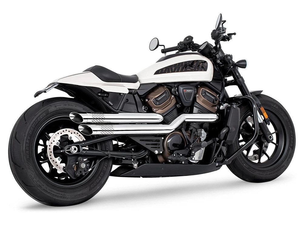 Amendment Exhaust - Chrome. Fits Sportster S 2021-2023 - Freedom Performance Exhaust