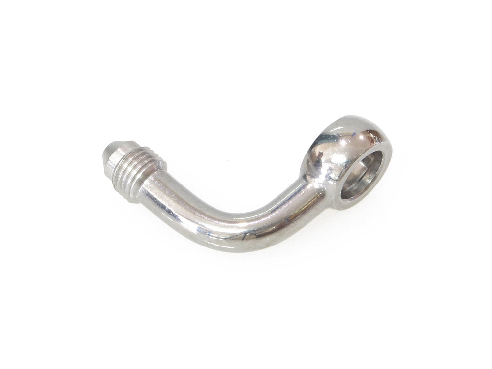 Stainless Steel 3/8in. ID, 90 Degree Banjo. Fits Hide-A-Line Micro Line. - Goodridge