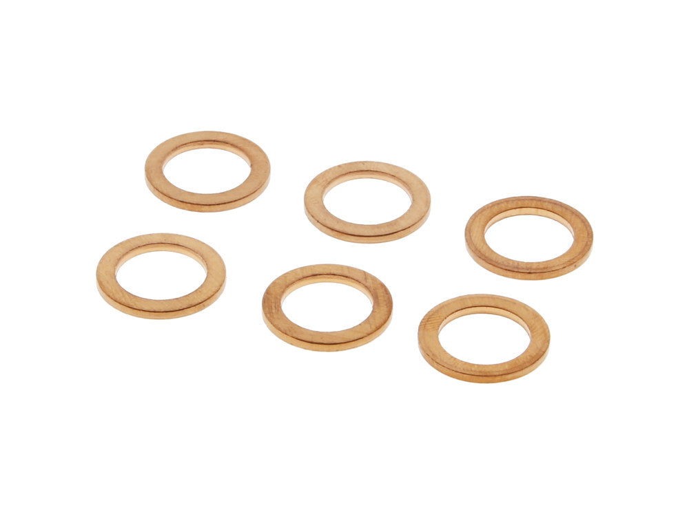 10mm / 3/8in. Copper Crush Washer - Pack of 6. - Goodridge