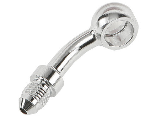 Chrome 7/16in. ID, 35 Degree Banjo - Male #3 End. - Goodridge