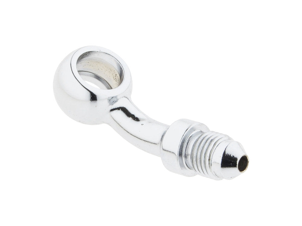 Chrome 3/8in. (10mm) ID, 35 Degree Banjo - Male #3 End. - Goodridge