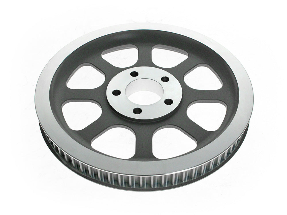 70 Tooth x 1-1/8in. Rear Pulley - Silver. Fits Softail 2000-2006 - Rollies Speed Shop