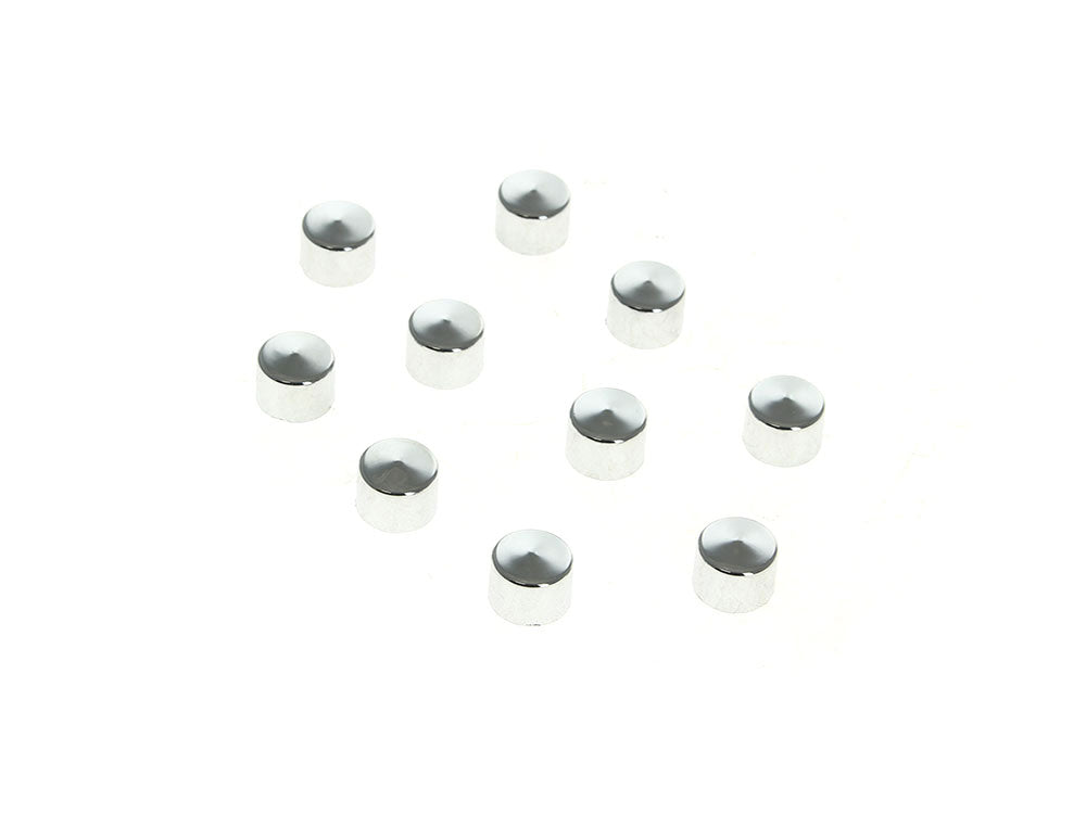 Rocker Cover Kool Kaps Bolt Cover Kit - Chrome. Fits Milwaukee-Eight Bolts with 1/4in. Thread. Pack of 10 - Rollies Speed Shop