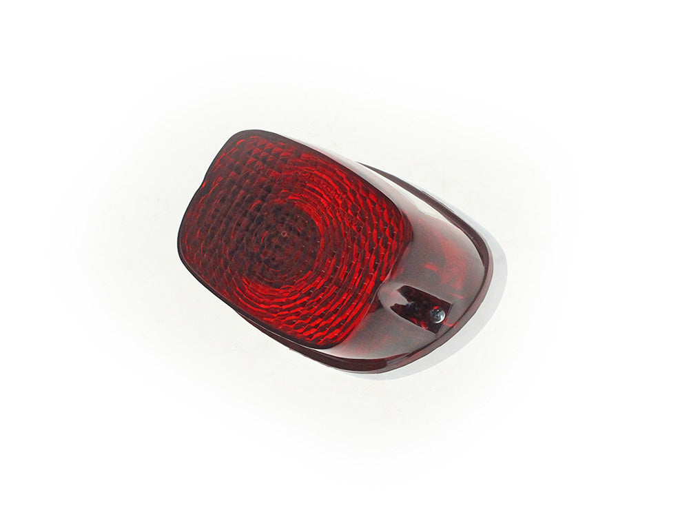 LED Taillight with Red Lens. Fits most Big Twin & Sportster 1973-1998 - Rollies Speed Shop