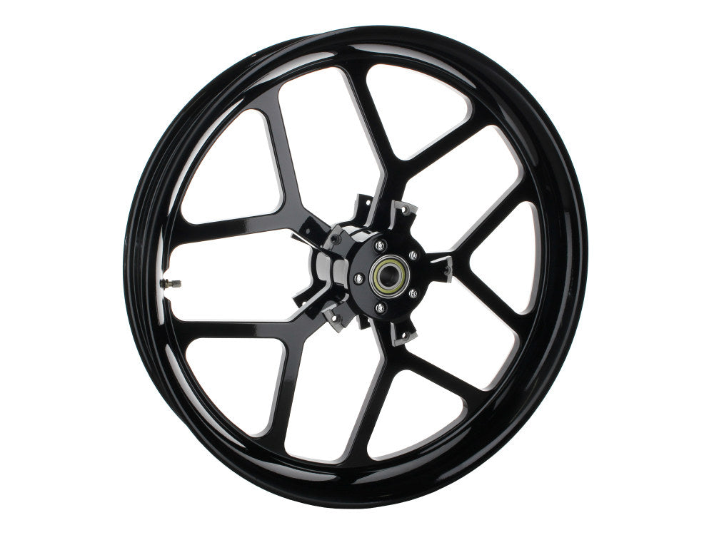 23in. x 3.75in. VRXE/Night Rod Replica Wheel - Gloss Black. Fits V-Rod 2008-2017. - Hawg Halters