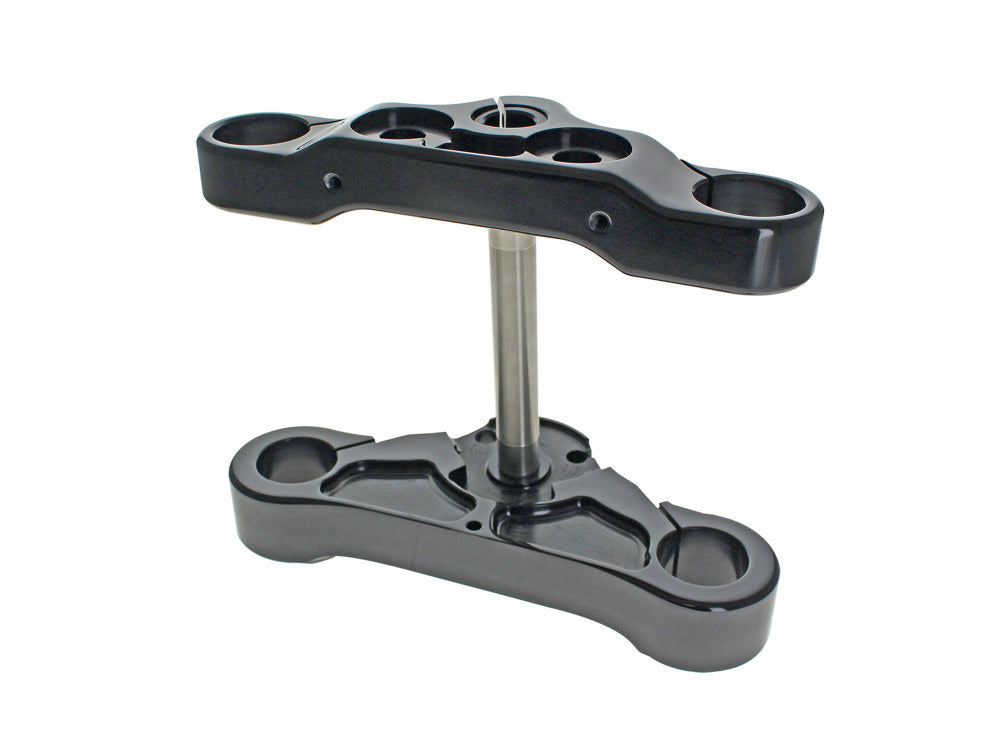 6 Degree Raked Triple Tree Kit - Black. Fits Breakout 2018up with 26in. Wheel Upgrade. - Hawg Halters