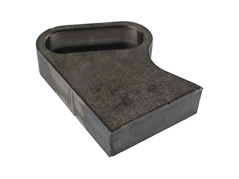 Weld-on Tab; Allows HHI Driveside Brake Caliper fitment to Softail Style Swingarms. Tab works as a Left Side Drive Lower Tab or Right Side Drive Upper Tab. - Hawg Halters