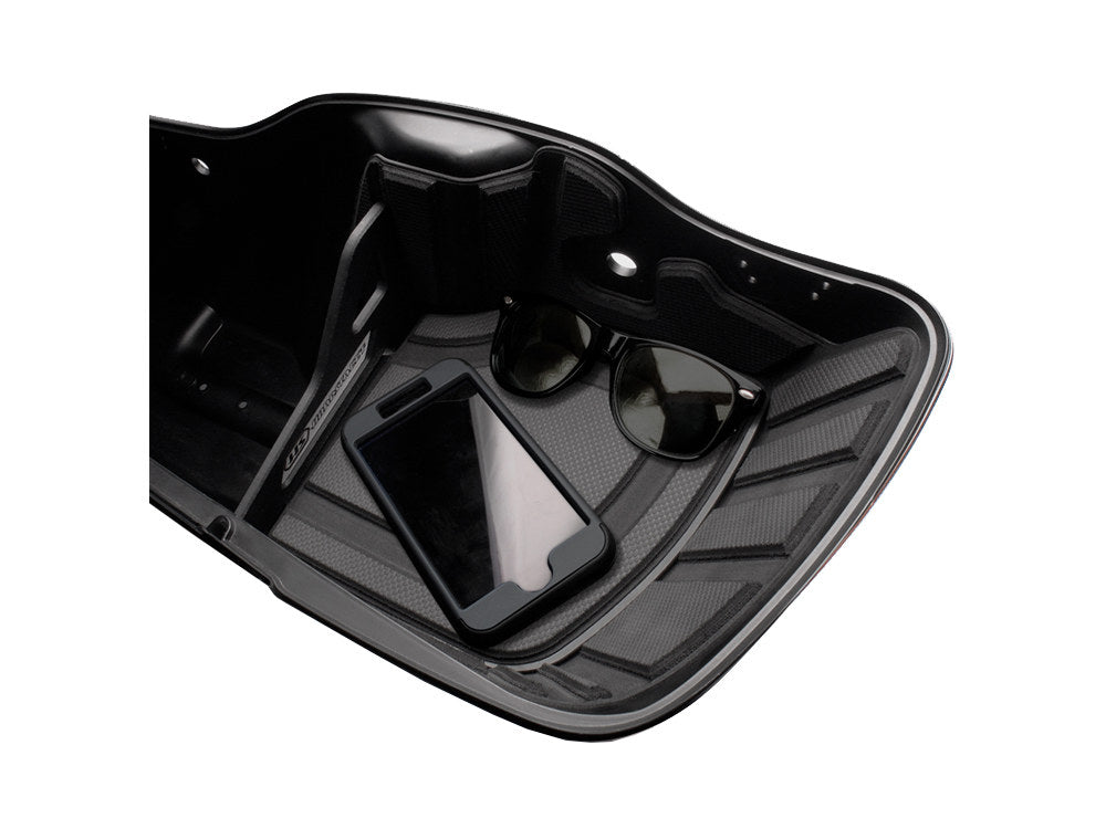 Ryt-There Saddle Bag Shelf - Charcoal. Fits Touring 2005-2013 Left & Right Bags. - Hard Street