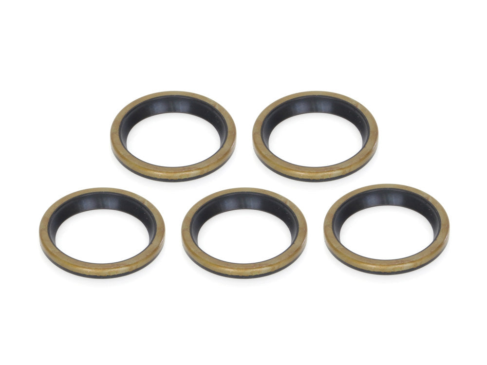 Main Drive Gear End Seal - Pack of 5. Fits 4Spd Big Twin Late 1981-1986 & 5Spd Big Twin 1979-1990. - James Gaskets Inc