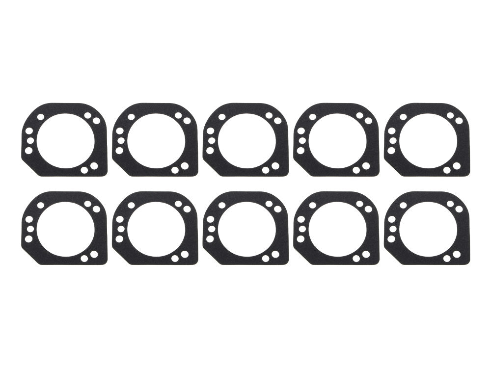 Air Filter Backplate to Throttle Body Gasket - Pack of 10. Fits Twin Cam 2006-2017. - James Gaskets Inc