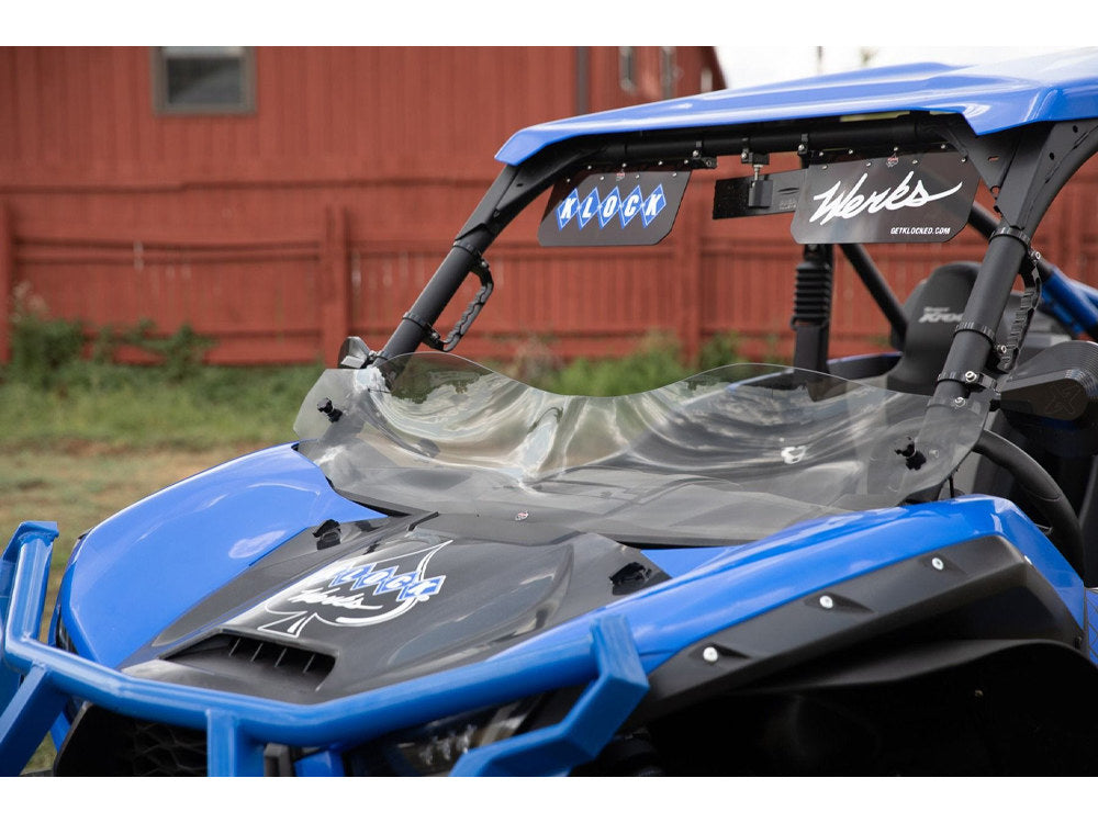 UTV Flare Windshield - Tint. Fits Kawasaki TERYX KRX 1000 2020up. - Klock Werks