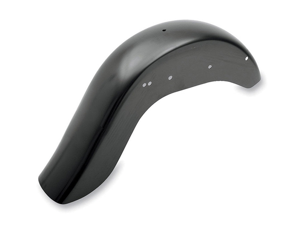 4in. Stretched Smooth Benchmark Rear Fender. Fits FL Softail 1986-2017 & FX Softail 2000-2005. - Klock Werks