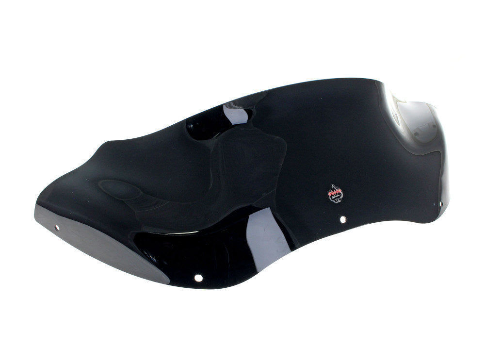 8in. Flare Windshield - Black. Fits Road Glide 1998-2013. - Klock Werks