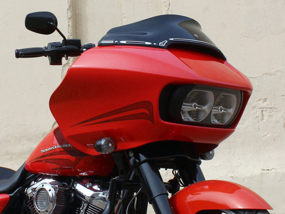 6in. Sports Flare Windshield - Black. Fits Road Glide 2015-2023 - Klock Werks