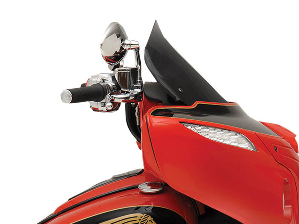 14in. Flare Windshield - Dark Smoke. Fits Indian Touring 2014up - Klock Werks
