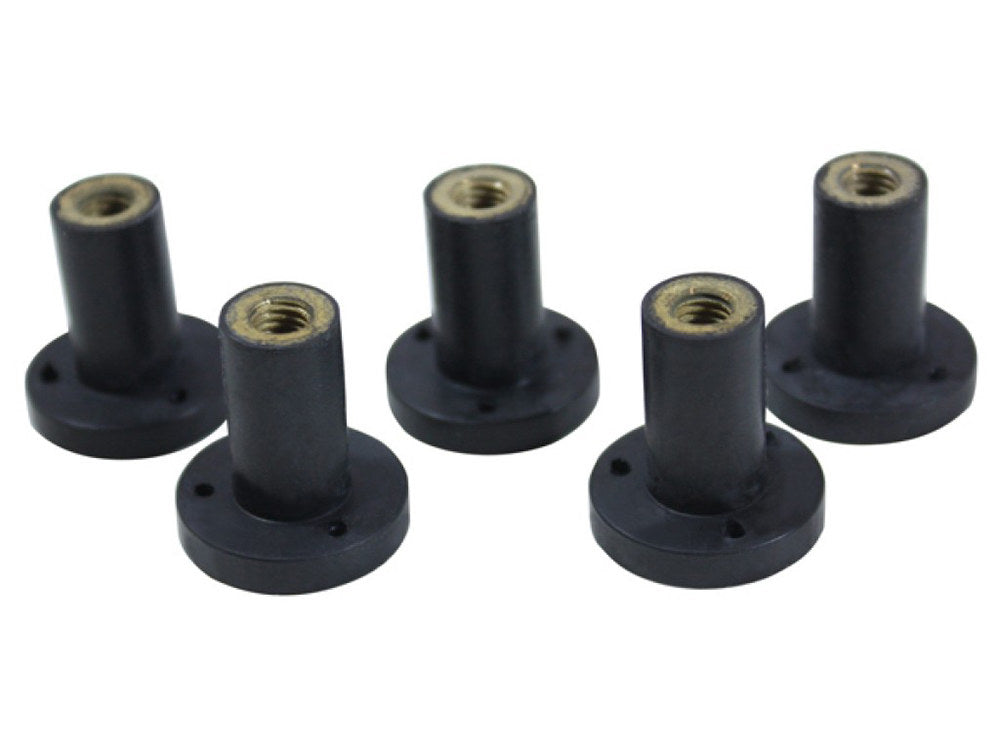 Windshield Flare Nuts - Pack of 5. Fits Road Glide 1998-2013 - Klock Werks