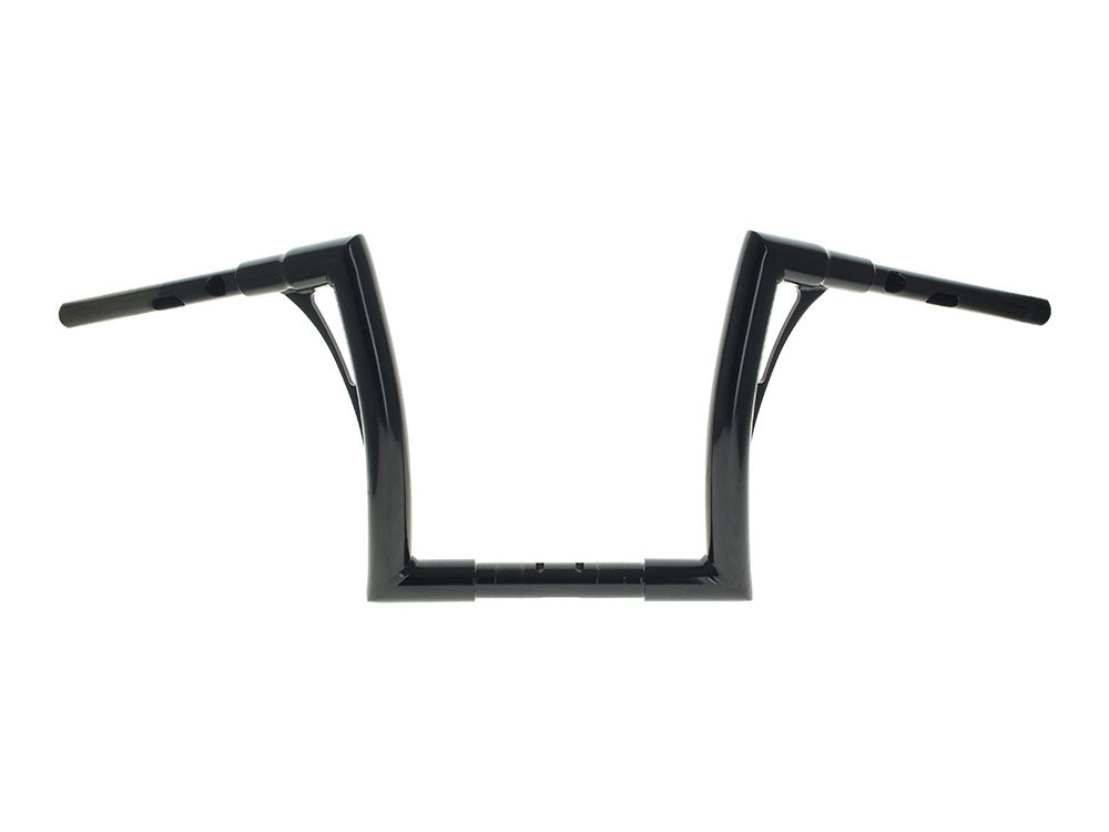 12.5in. x 1-1/2in. Flowbar Medium Ape - Gloss Black. Fits CVO Road Glide 2023up & Road Glide 2024up. - Kodlin