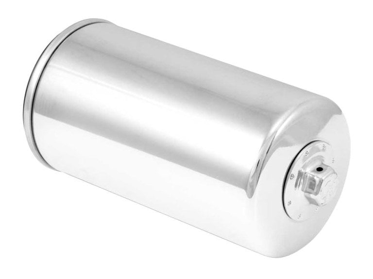 Oil Filter - Chrome. Fits Dyna 1991-1998 - K&N Filters