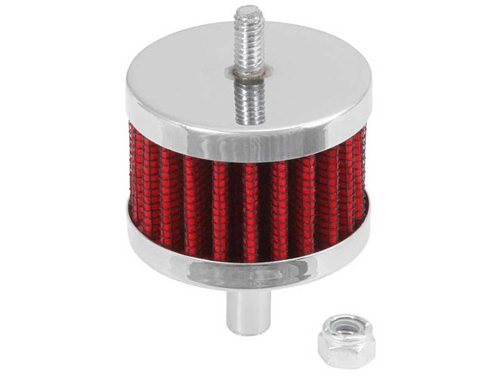 Crankcase Filter - Suits 3/8in. Hose, Includes Mounting Stud - K&N Filters