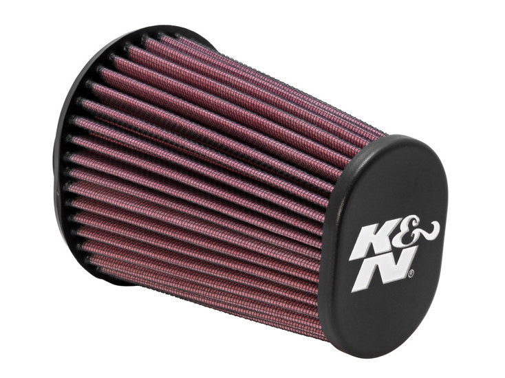 High-Flow Air Filter Element with Oval End Cap - Black. Fits Aircharger - K&N Filters