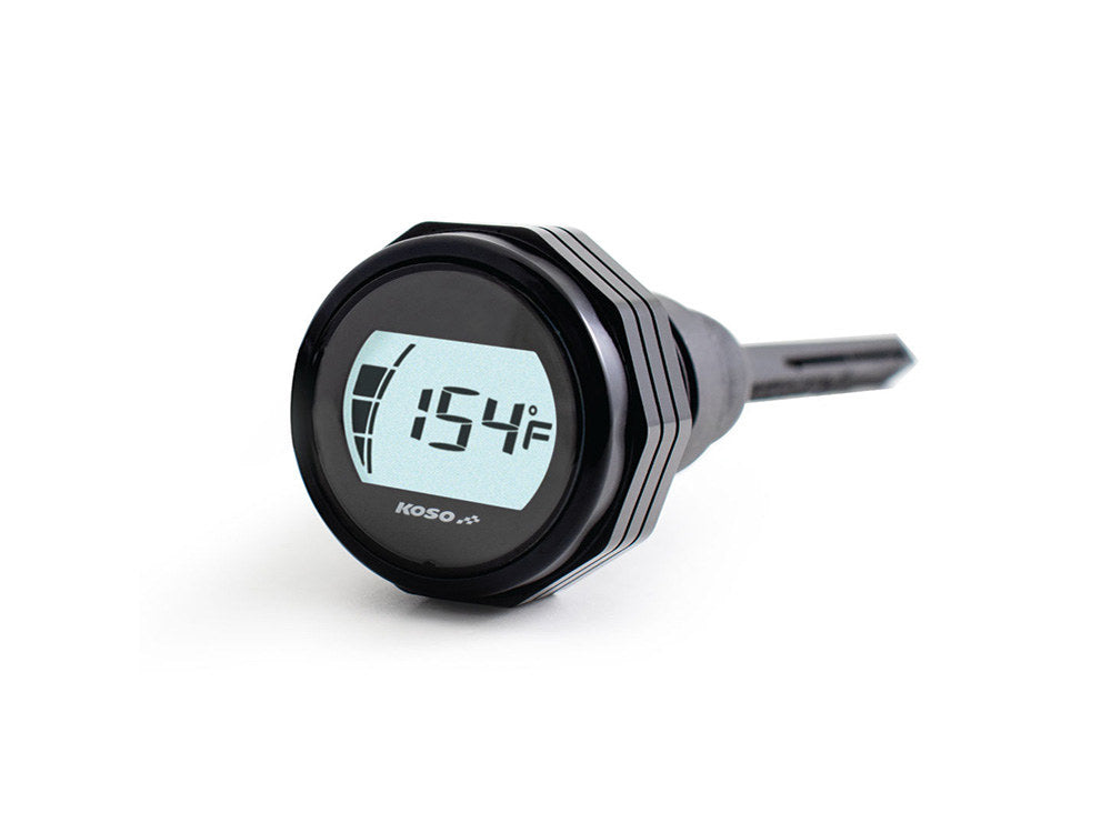 Engine Oil Temperature & Level Dipstick - Black. Fits Touring 2017up - Koso