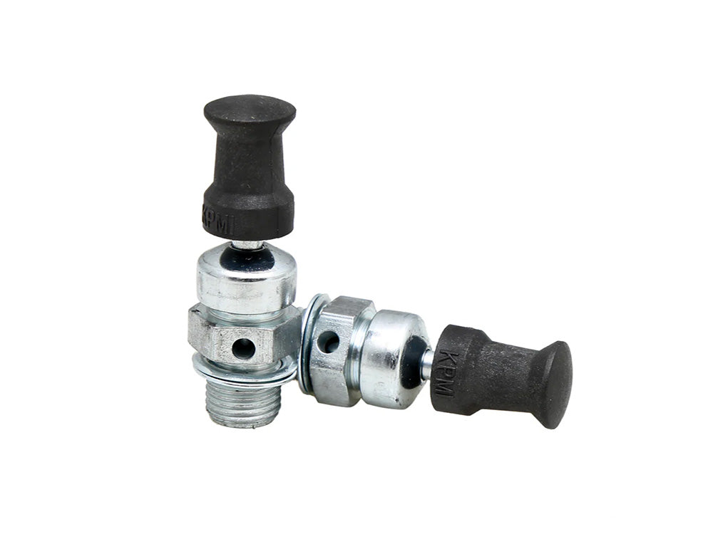 Compression Release Valves - Sold as a Pair. Overall Length = 1.730in. x Thread Length = 0.350in. - Kibblewhite