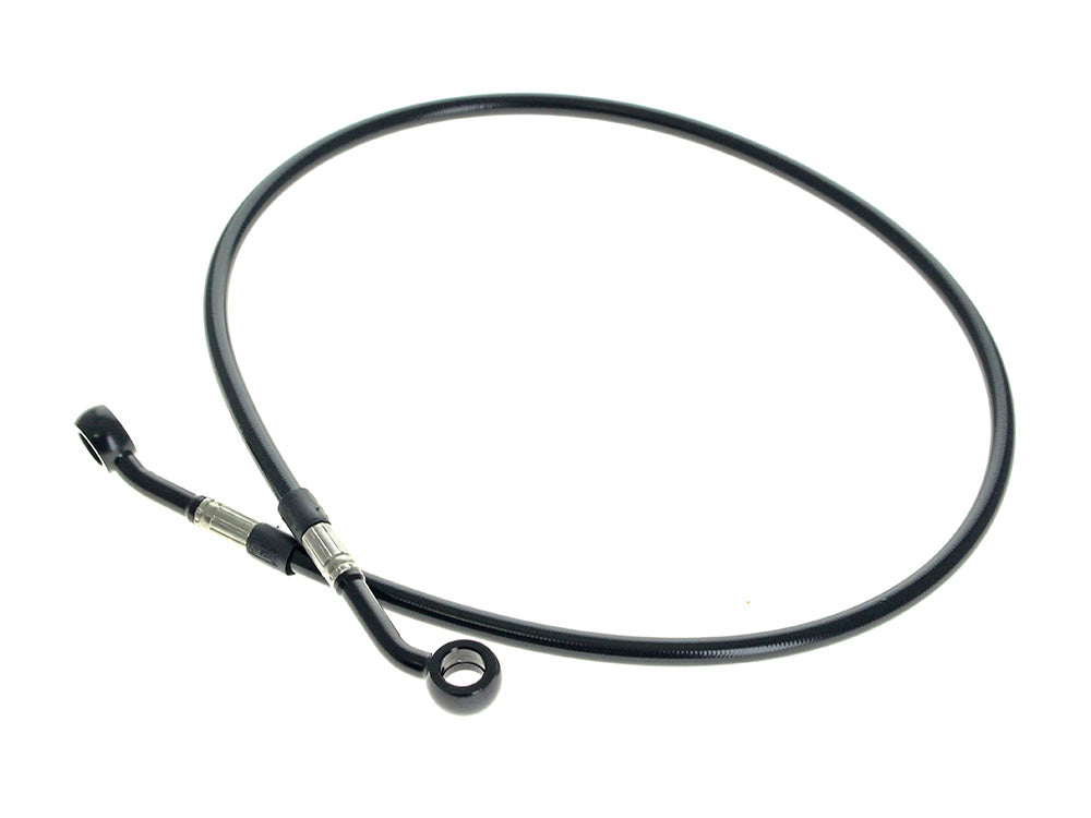 Rear Brake Line - Black. Fits Touring 2014up with Kraus Rear Radial Caliper & Bracket - Kraus Moto